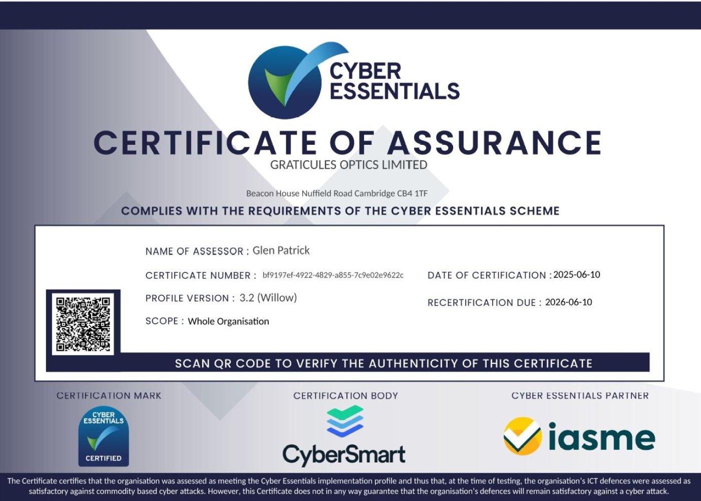 Cyber Essentials Renewed